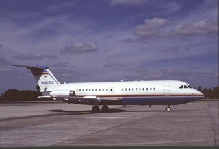 GH05 Original aircraft slide/Dia Untitled Bac111 N583CC