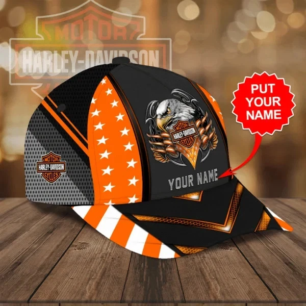 Personalized Harley Motor Racing Davidson Classic Cap Gift