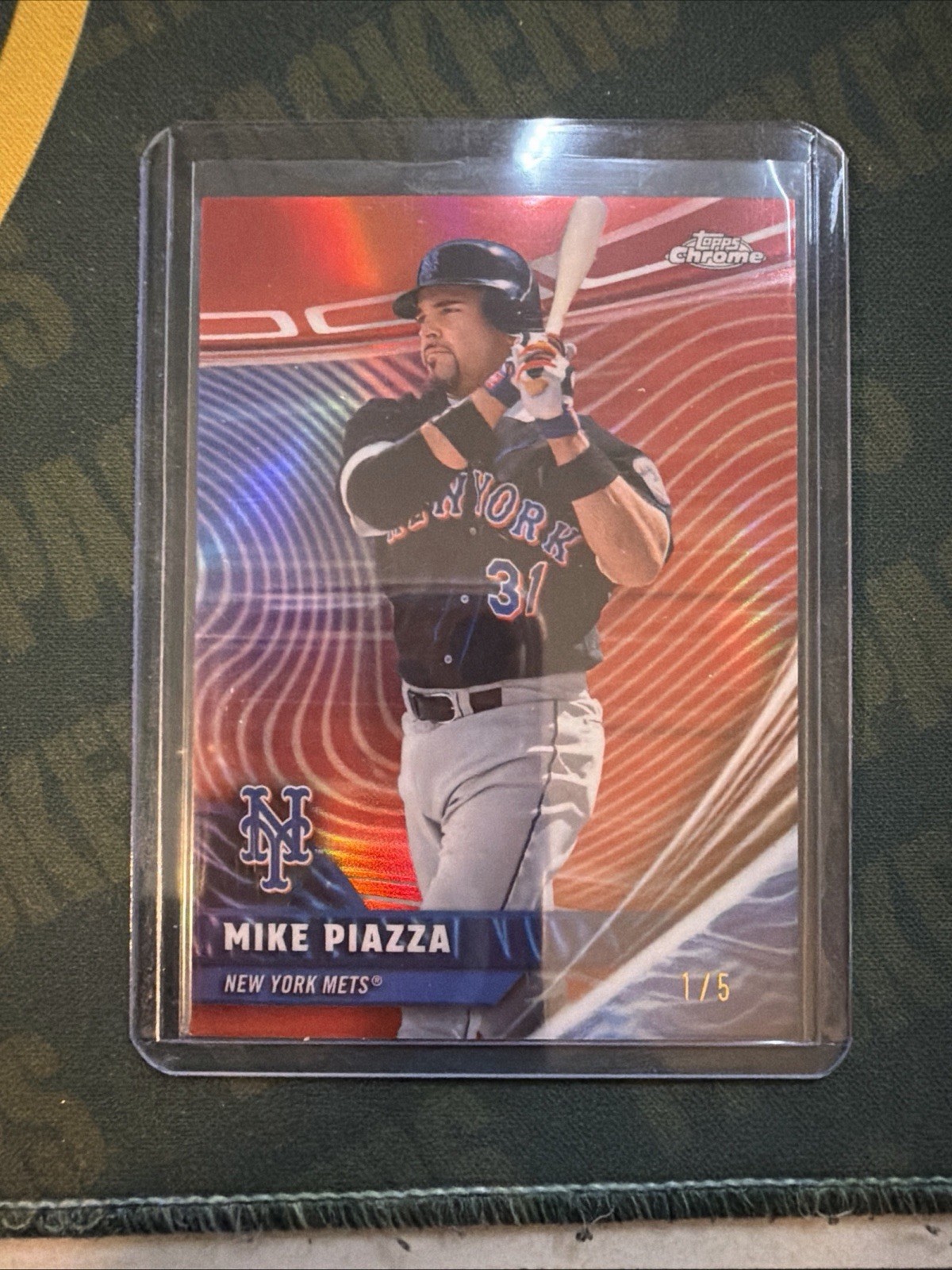 2026 Topps chrome Mike Piazza Chrome Legends RVA-2 #/5 !!!  Mets