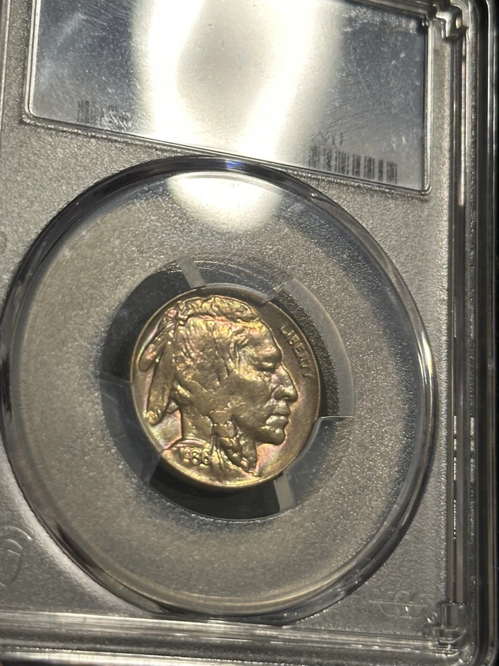 1936-D Buffalo Nickel PCGS MS63 Toned - Image 3 of 4