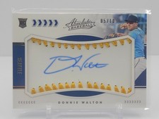 DONNIE WALTON 2020 ABSOLUTE GOLD ROOKIE AUTOGRAPH AUTO! RC! #05/10! SSP!