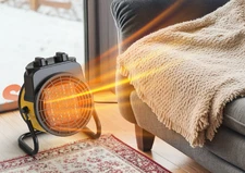 New 1500W Greenhouse Heater – 3-Mode Fast Heat, Tilt, Overheat Protection