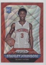 2015 Panini Prizm Rookies Ruby Wave 280/350 Stanley Johnson #320 Rookie RC 00d4