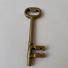 Vintage Solid Large Skeleton Key Metal Crafters Decorative Object Decor