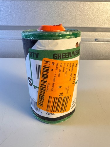 Green Stretch Wrap Roll Packing Film Shipping Hand Wrap Open Box