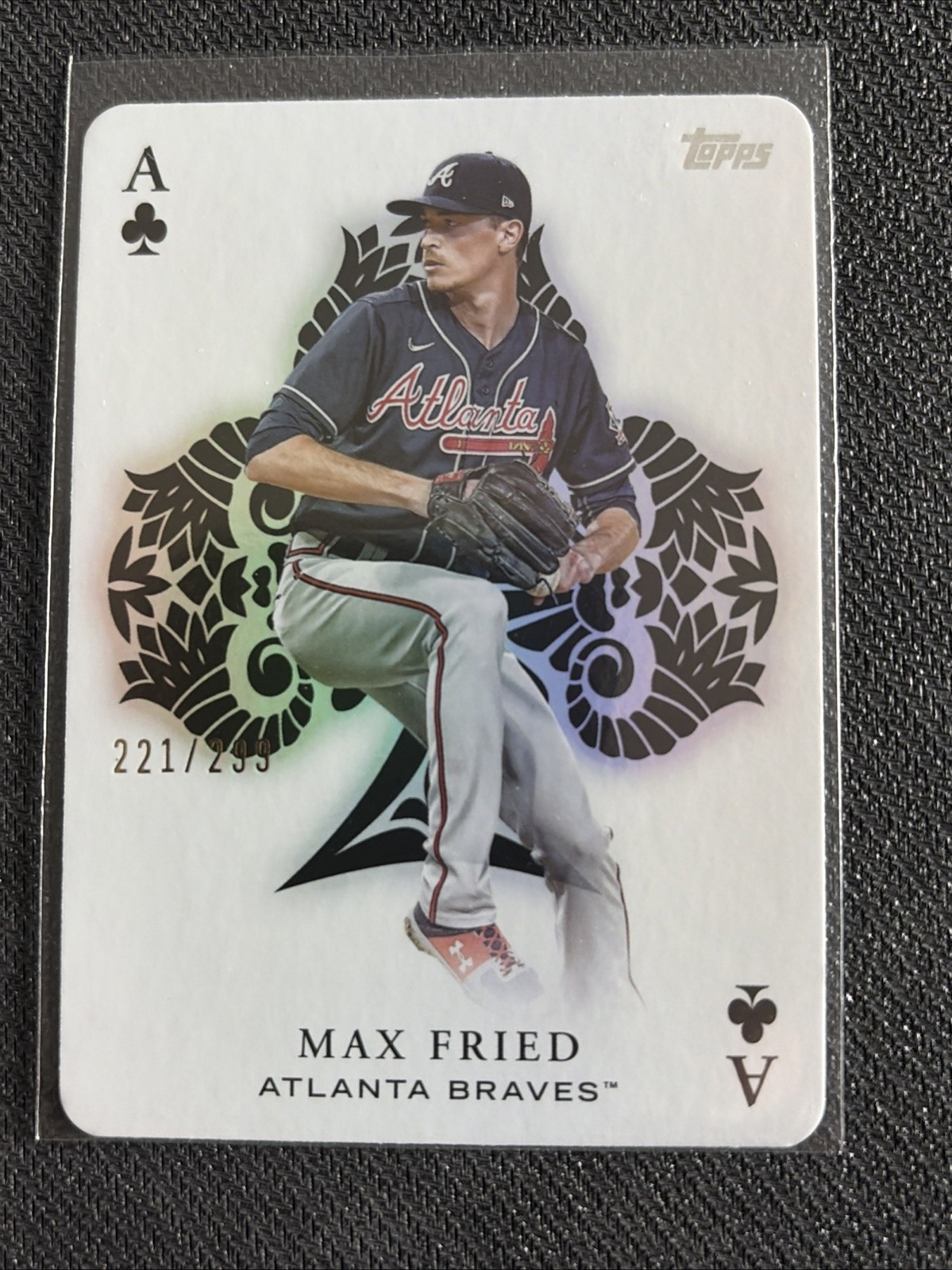 2023 Topps Series 1 Max Fried All Aces Black Parallel /299 #AA-20 SP Braves