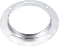 5" Duct Connector Flange, Metal Straight Pipe Exhaust Flange Duct Mounting Plate