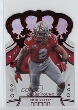 2020 Panini Chronicles Draft Picks Crown Royale Mirror Red Chase Young #2 s5j