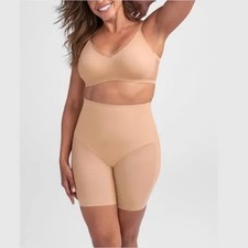 NEW Honeylove superpower mid-waist short medium nude shapewear 84 slimming