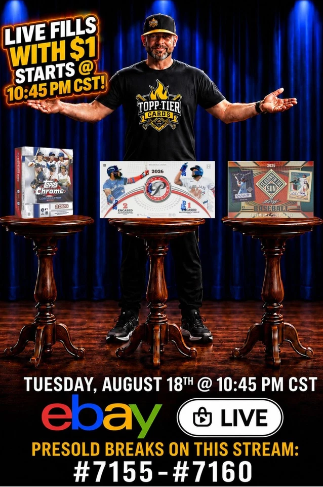 TUESDAY BREAKS W/JAMES-LIVE FILL $1 STARTS-PRISTINE, LOGOFRACTOR, AND MORE!
