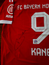 Harry Kane FC Bayern Munchen 2025-26 Adidas Home Soccer Jersey w/coa