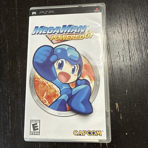 Mega Man Powered Up (PSP, 2006) Case And Manual Only