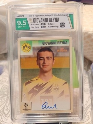 2020-21 Topps MERLIN Giovanni Reyna グリーン 2020-21 Topps Merlin Giovanni Reyna Green REFRACTOR /99 SSP