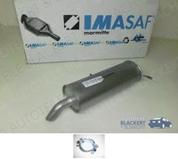 Imasaf ESD Auspuff Endtopf für Peugeot 307 Break/Sw (3Eh) D+Hdi 1.6/2.0 66-100KW