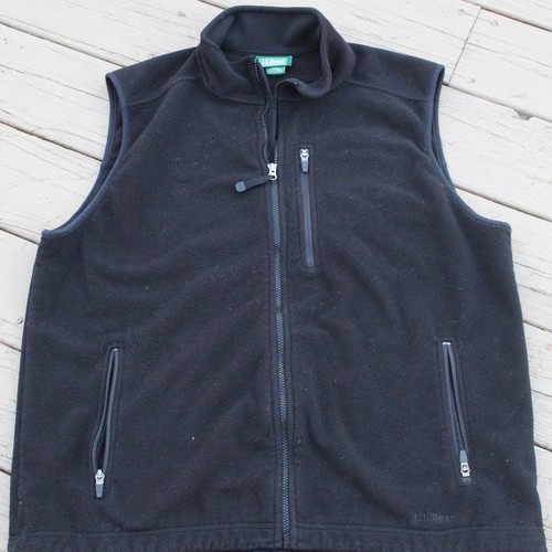 L.L. Bean Fleece Vest size XL Zip up