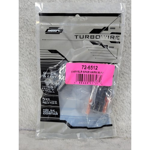 Metra 72-6512 TurboWire Speaker Harness Adapter for Chrysler 1990-2007 Pair