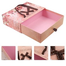 1pc Lovely Gift Packing Box Festival Drawer Gift Box Oblong Wrapping