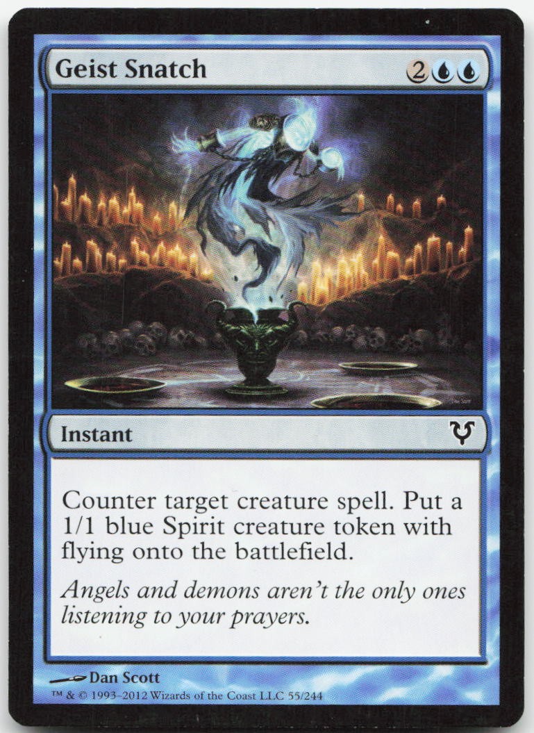 Geist Snatch 55 Common Avacyn Restored Lightly Played