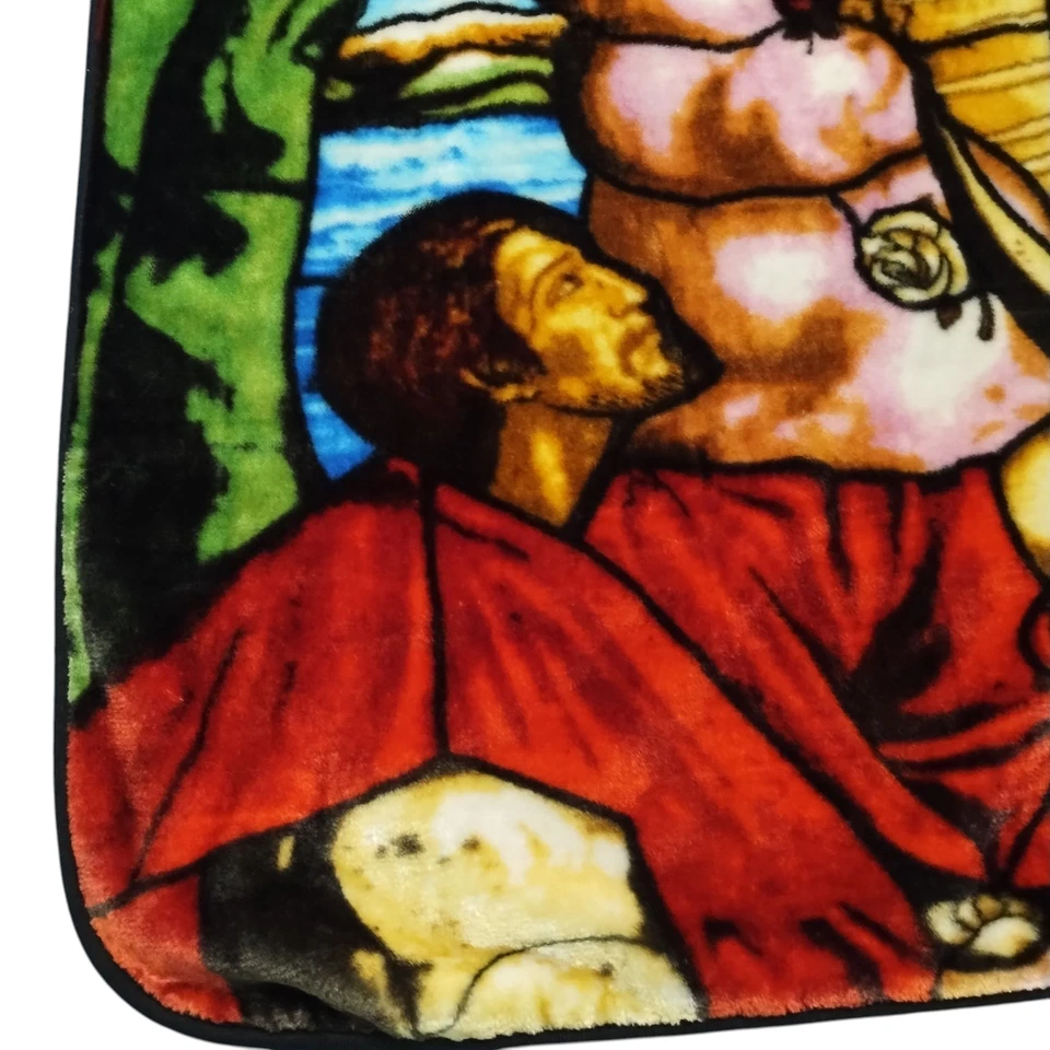 Noroeste Santísima Virgen María Nuestra Señora de Guadalupe Fleece Felpa Manta Foto 4 de 4