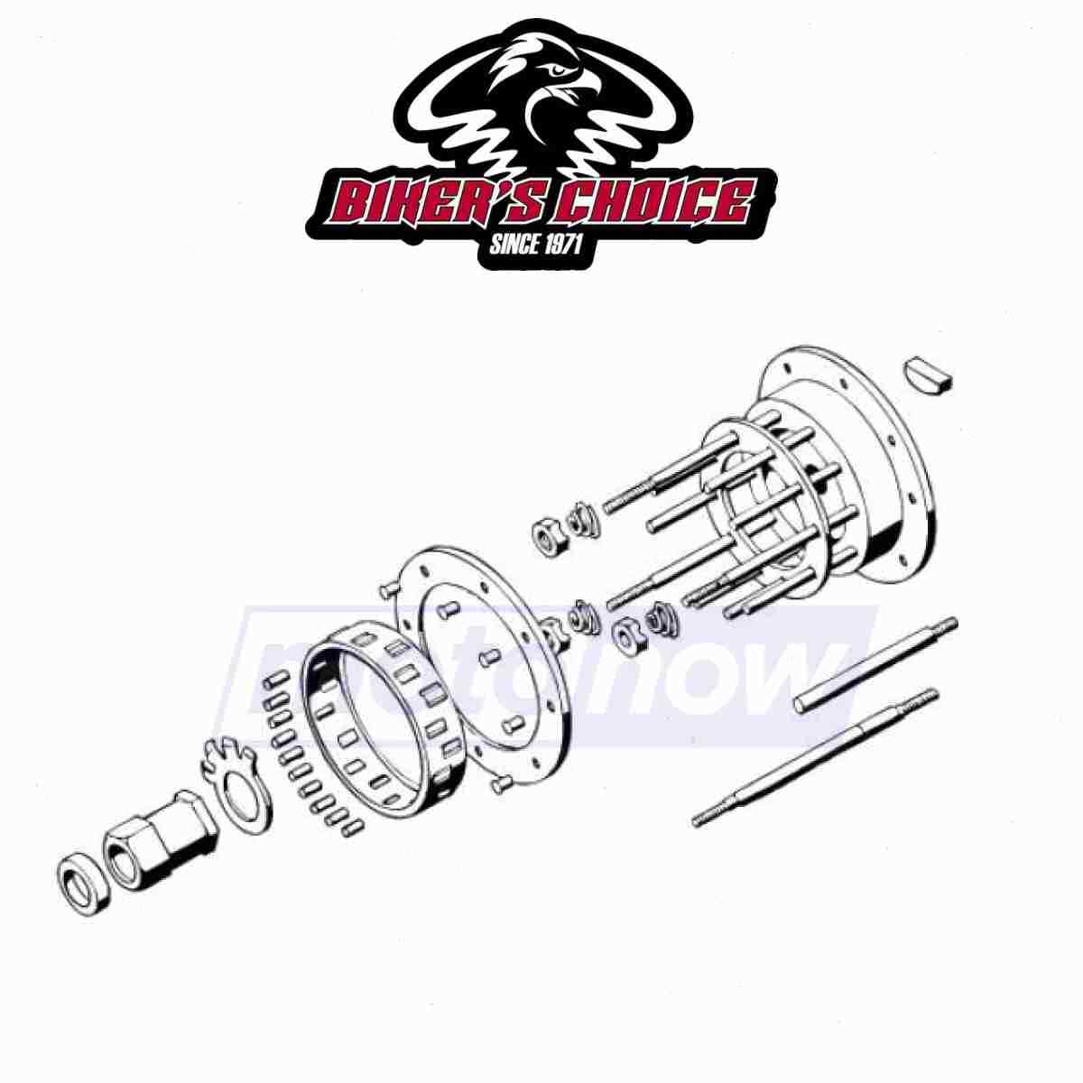 Bikers Choice 4Speed Clutch Hub Studs for 19771982 Harley Davidson FXS jd eBay