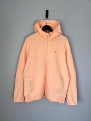 Nike NOCTA Tech Fleece Full Zip Jacket Size Large Ice Peach NEW  FD8453-801