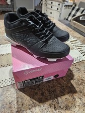 New NIB Girls Rip-It Diamond Softball Cleats Molded Black Size 6