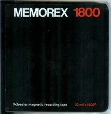 Memorex LNHO 3-Window Reel to Reel Recording Tape, SP, 7" (18cm) Reel, 1200 ft (