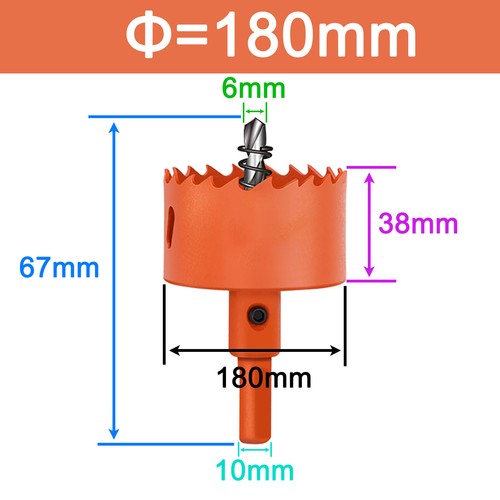 Lochsäge Hss Bi-Metall 16 - 250 mm Bohrkrone Dosen Bohrer Trockenbau Kreissäge - Bild 53 von 62