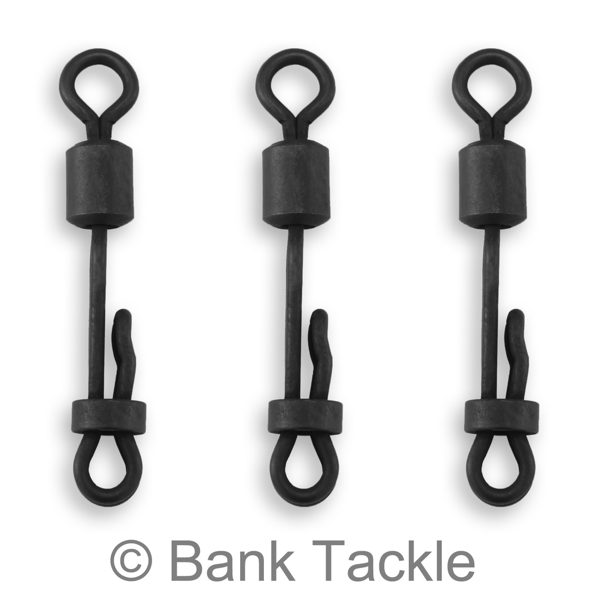 Carp Fishing Swivels Uk 8# Flexi Ring Clips Swivel Matte Black Carp Fishing Swivels Uk 8# Flexi Ring Clips Swivel Matte Black