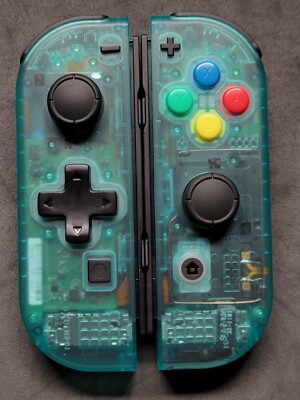 Custom Nintendo Switch Joy Con Controller! Emerald Green