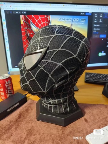 Venom Spider-Man Máscara Completa Spiderman Casco 3D Juegos con disfraces Disfraz Fiesta Halloween - Imagen 7 de 7