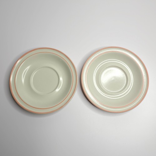 Juego de 2 platillos de gres vintage de melocotón CHANTILLY FLEUR DE BOIS 6,5" Japón - Imagen 1 de 6