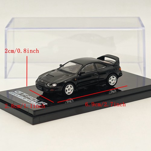 Hobby Japan 1/64 Toyota CELICA GT-FOUR ST205 JDM STYLE Black HJ642064ABK Diecast - Picture 4 of 7