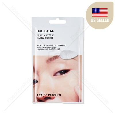 [HUECALM] Niacin Vita C Snow Patch (6ea), Brightening +Tone Correction, K Beauty