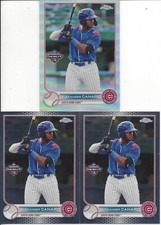 ALEXANDER CANARIO 2022 TOPPS CHROME DEBUT SP REFRACTOR RC #170 (13/99) + 2 BASE!