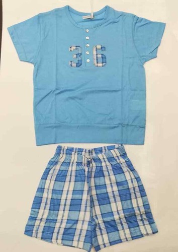 PIGIAMA ESTIVO BIMBO fantasia SPORTIVO 3/4 5/6 7/8 9/10 ANNI - Picture 4 of 15