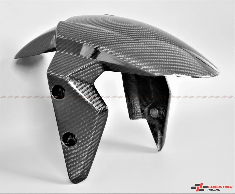 2017-2019 Triumph Street Triple 765 R, S Front Fender - 100% Carbon Fiber - Изображение 2 из 3