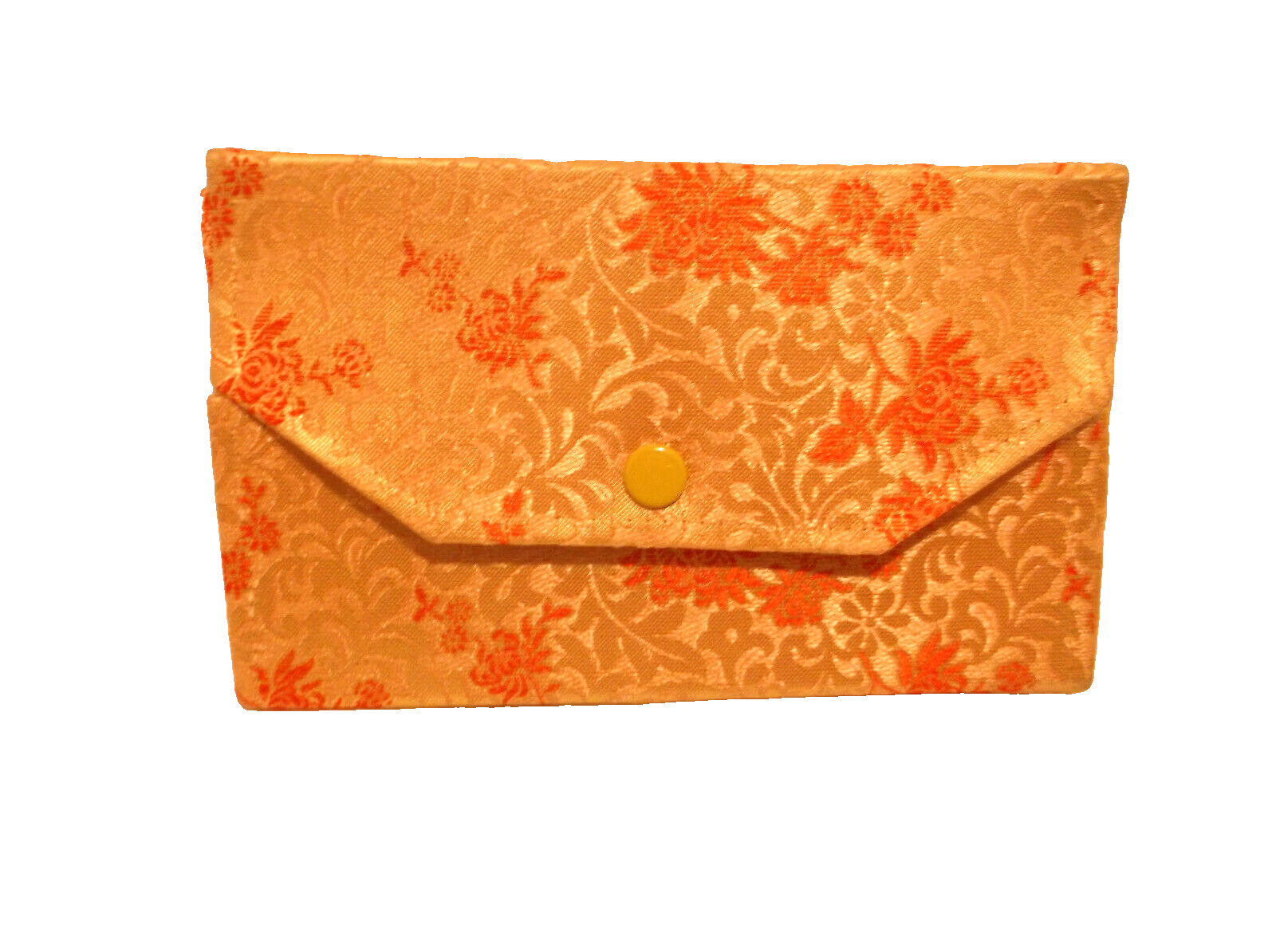 Сувениры VINTAGE JEWELRY BAG Yellow w/flowers