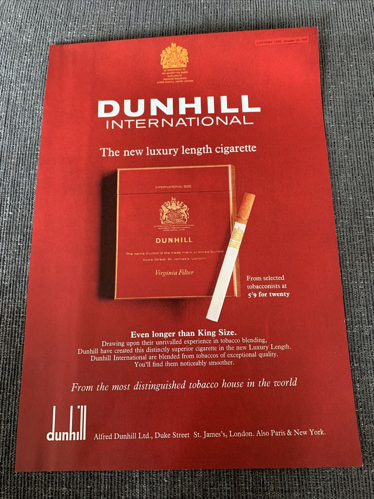 Dunhill International (London - UK)