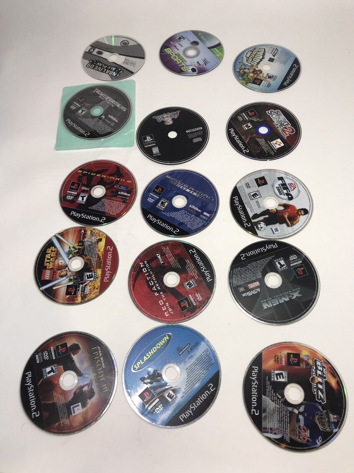 22 Mixed Video Game Lot For Parts Popular brand or XBOX Repair Wii 360 PS2 Pla New mail order