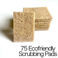 Box of 75 Ecofriendly Coconut Fiber Scrubbing...