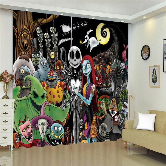 The Nightmare Before Christmas 1 Panel Window Panels 3D ...
