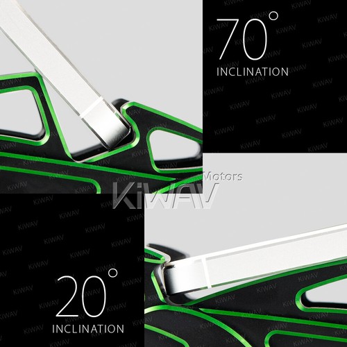 dual-angle desktop mount CNC Aluminum green sports car style for Google Nexus 9 - 第 4/5 張圖片