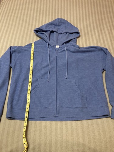 Old Navy Women’s Medium Lightweight Blue Hoodie - Picture 4 of 5