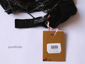 AGENT PROVOCATEUR SOIREE LIDIJA SILK DEMI BRA 34C & BRIEF SIZE 2 RRP &pound;790 NWT