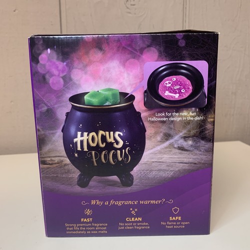 Halloween ScentSationals Unique Fragrance Wax Warmer Hocus Pocus Cauldron NEW - Picture 4 of 4
