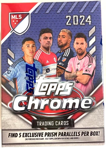 2024 TOPPS CHROME MLS SOCCER BLASTER BOX