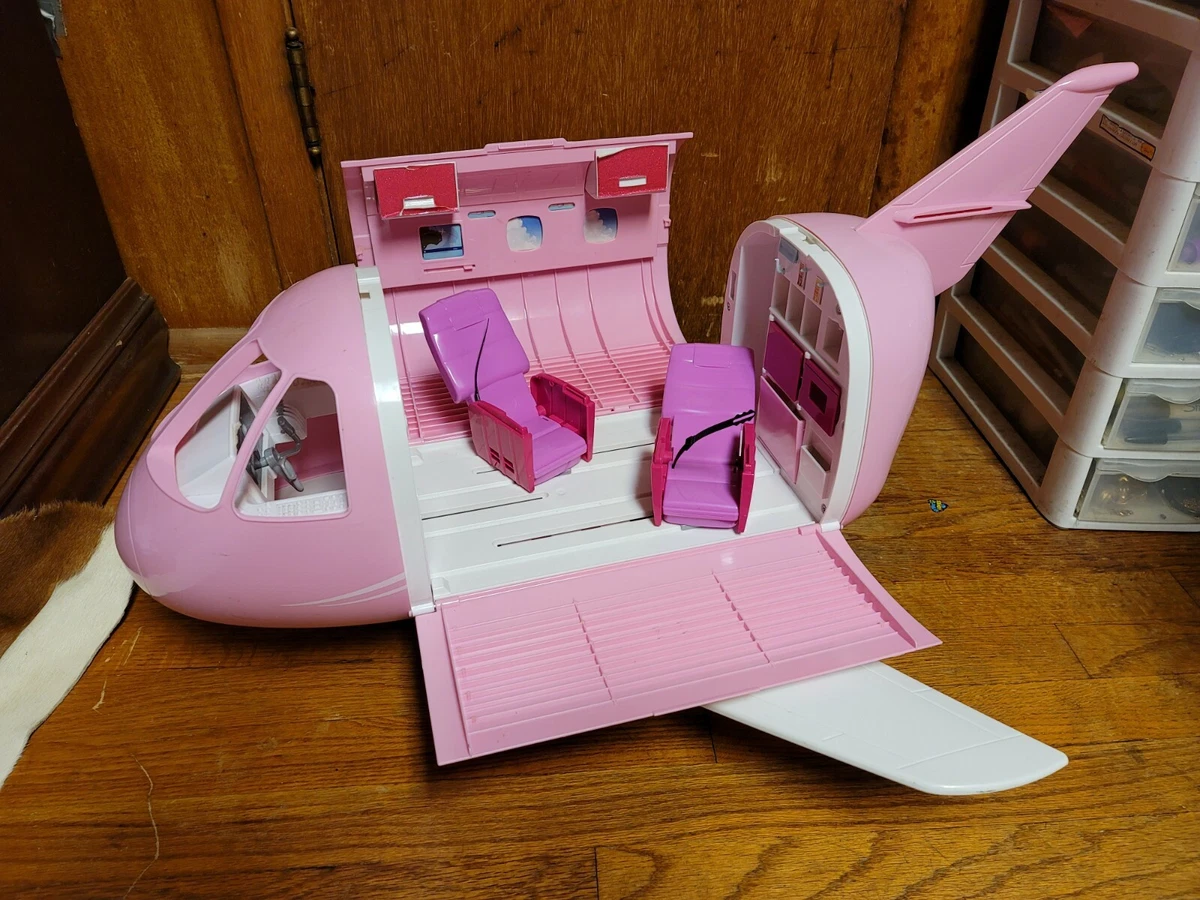 Barbie Jet Plane Airplane 2009 Mattel Pink Glam Vacation Jet READ  DESCRIPTION