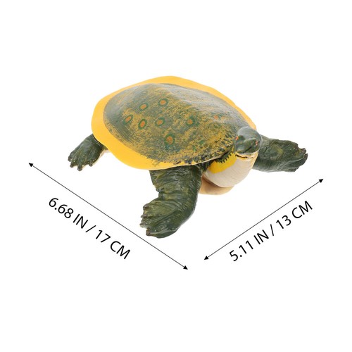2 Pcs Turtle Model Child Ocean Animal Toy Soft-shelled Ornaments - Picture 9 of 12