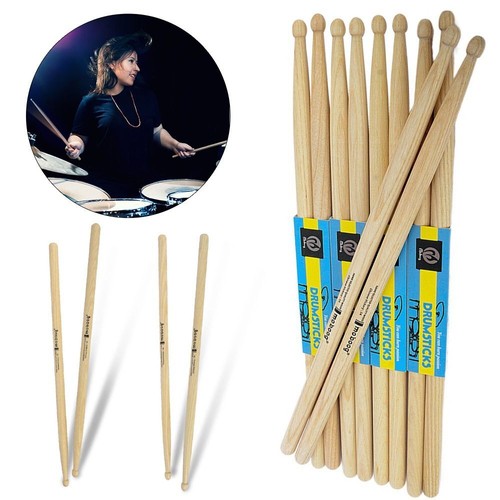 Handles Plastic Drum Sticks Wood Drumsticks Musical Instrument Percussion Tool